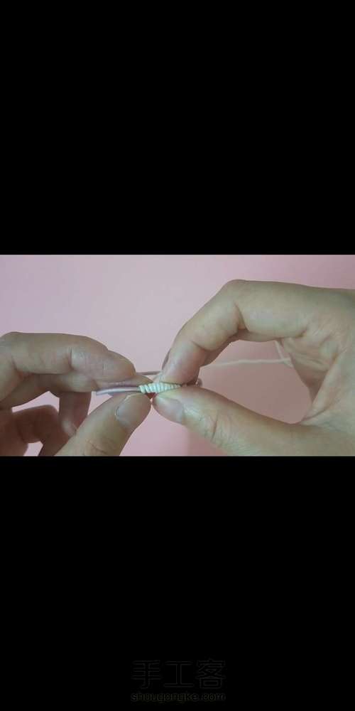 【原创】兔子耳朵发圈钩针教程 第3步