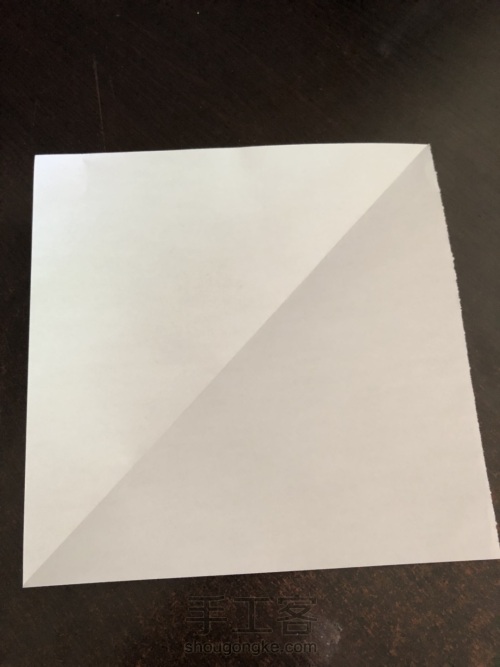 变形金刚面具折纸 第1步