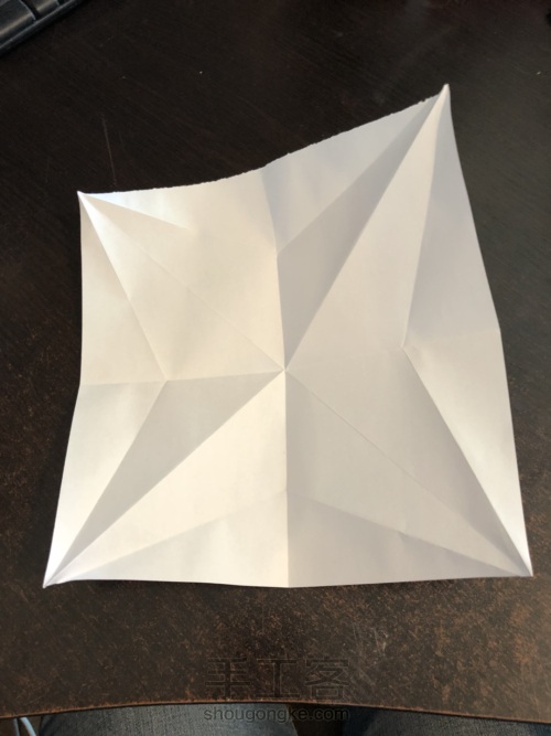 变形金刚面具折纸 第4步