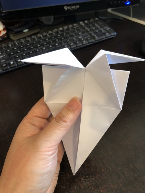 变形金刚面具折纸 第11步