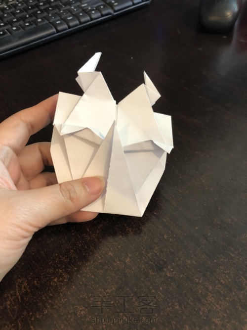 变形金刚面具折纸 第19步