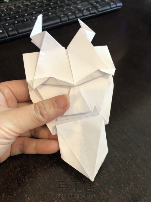 变形金刚面具折纸 第21步