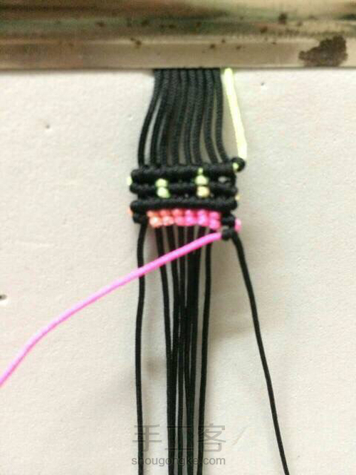 炫酷七彩万事轮回手链 第11步