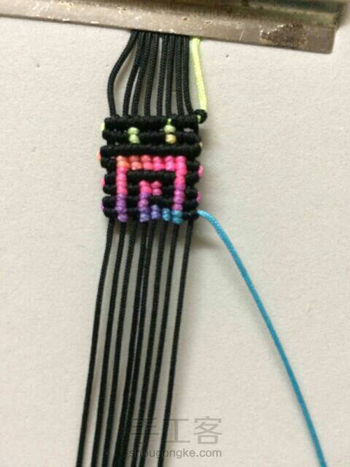 炫酷七彩万事轮回手链 第18步