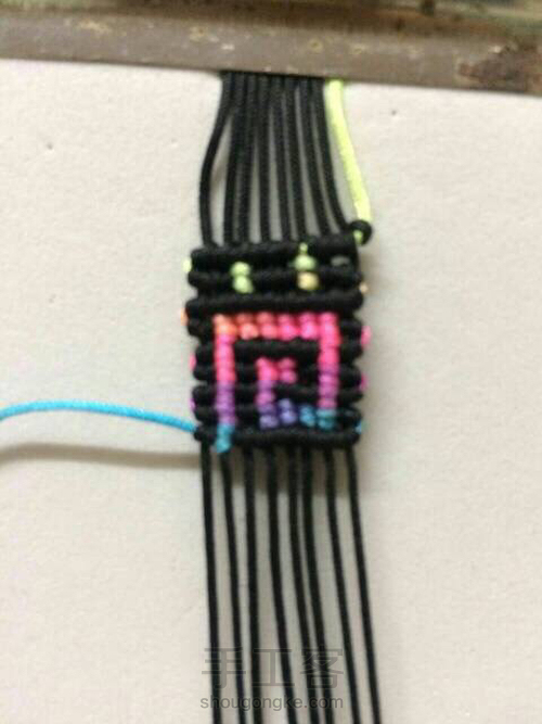 炫酷七彩万事轮回手链 第19步