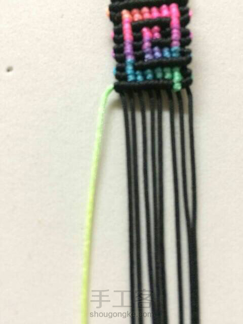 炫酷七彩万事轮回手链 第21步