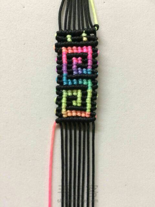 炫酷七彩万事轮回手链 第23步