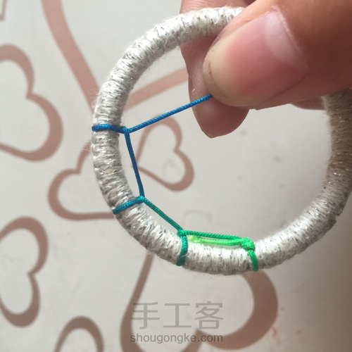 五彩捕梦网 第9步