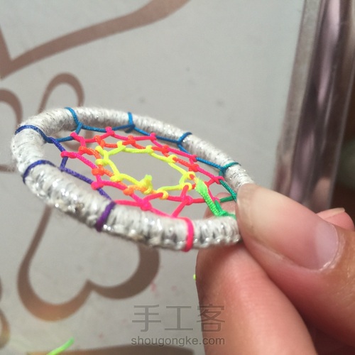 五彩捕梦网 第12步