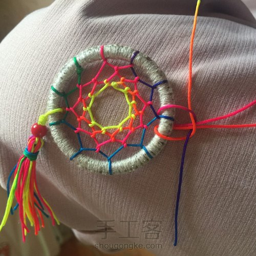 五彩捕梦网 第13步