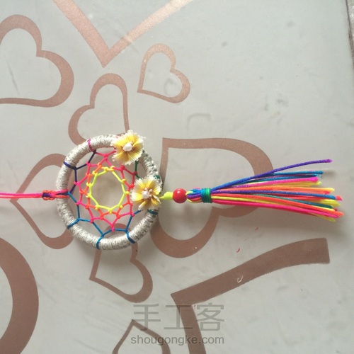 五彩捕梦网 第14步