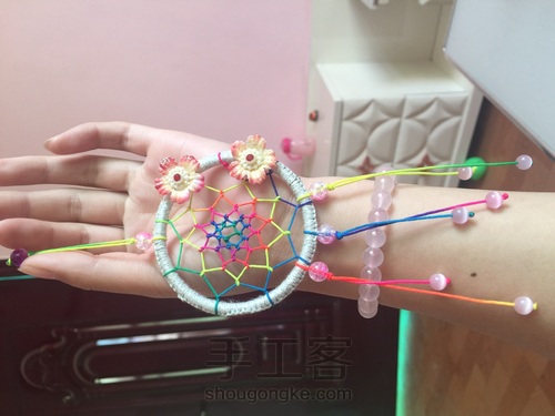 五彩捕梦网 第16步