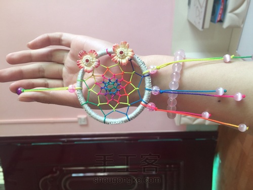 五彩捕梦网 第17步