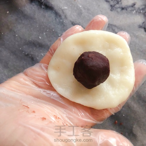 夏日豆沙糯米糍 第12步