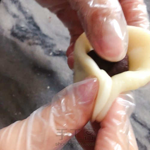 夏日豆沙糯米糍 第13步