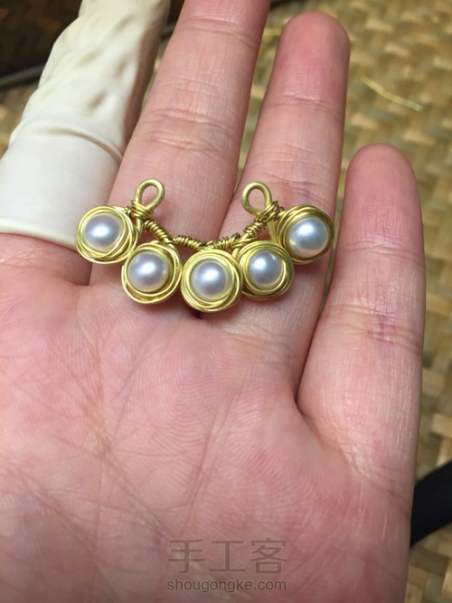 不对称耳环 第11步