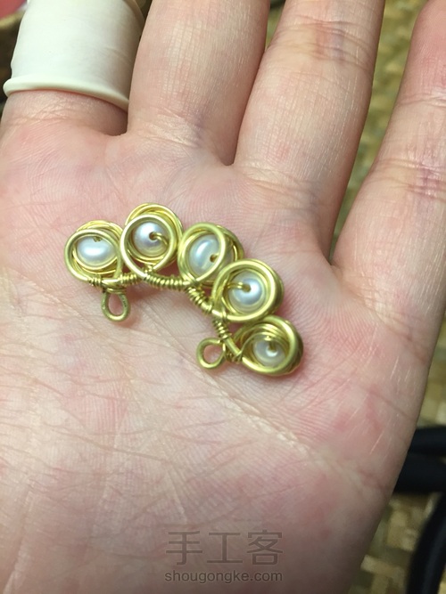 不对称耳环 第12步