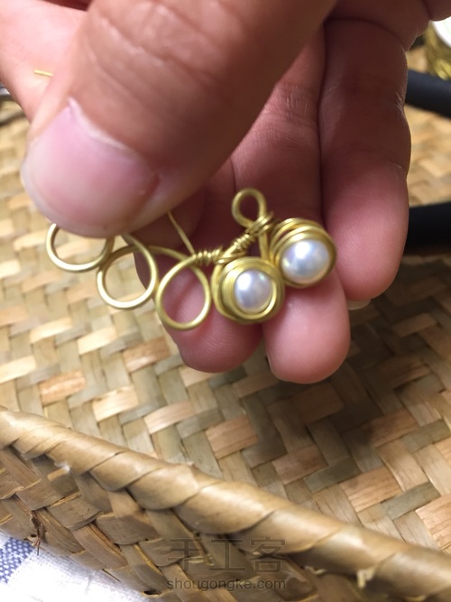 不对称耳环 第10步