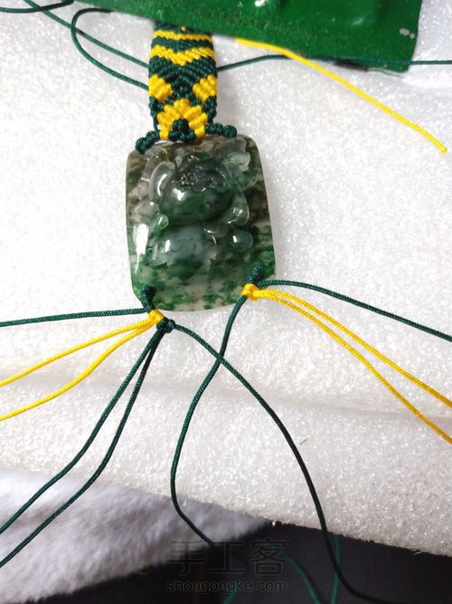 手链之花开富贵 第2步