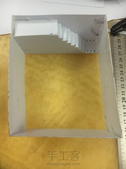 水泥台阶花盆 第2步