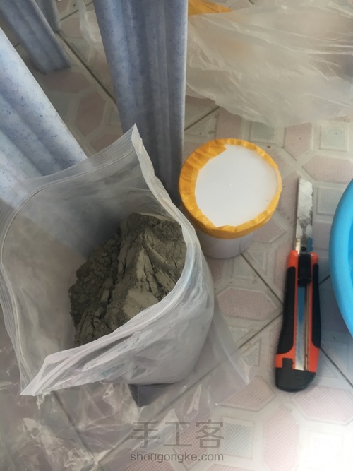 水泥台阶花盆 第6步