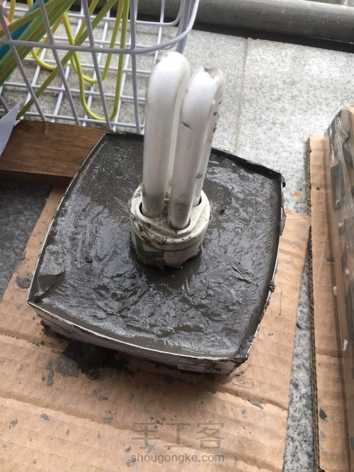 水泥台阶花盆 第12步