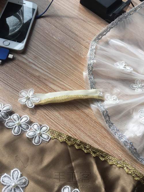 找出闲置的布，做了个晚礼服 第10步