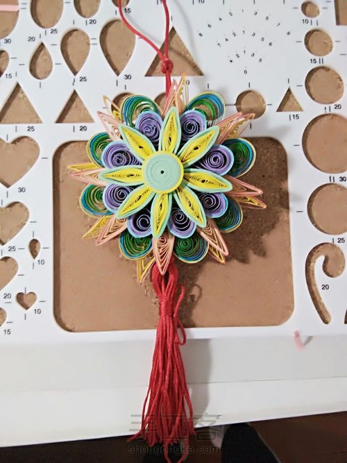 衍纸小挂坠~ 第12步