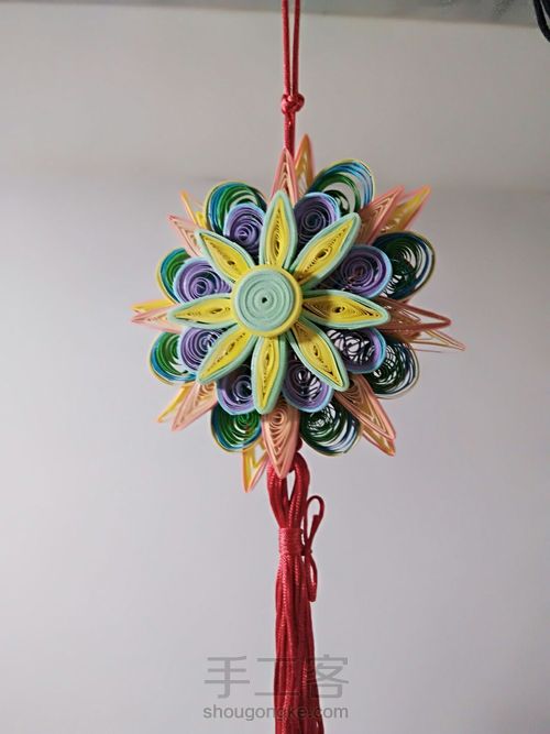 衍纸小挂坠~ 第13步