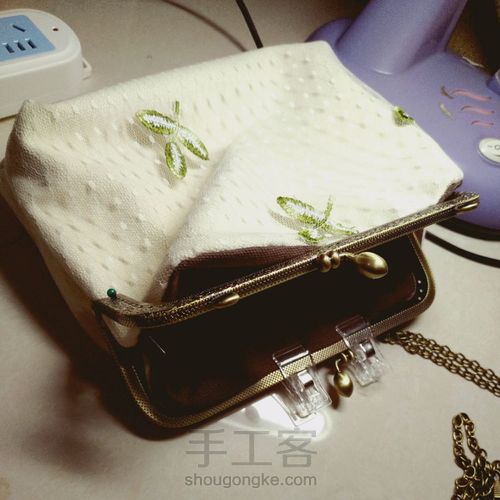 文艺范的口金包包 第11步