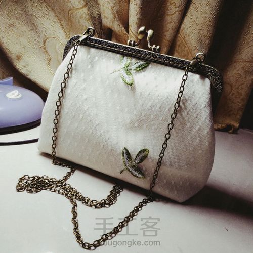 文艺范的口金包包 第13步