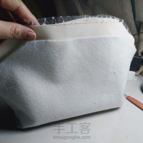 文艺范的口金包包 第5步