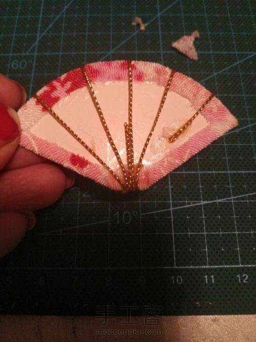 一起来做个和风扇子吧! 第5步