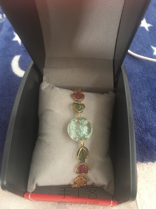 少女心~碧玺手链 第6步