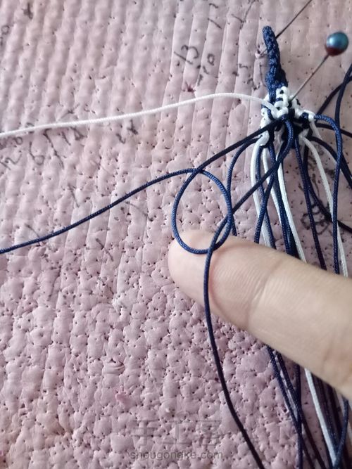 挑花手环 第14步