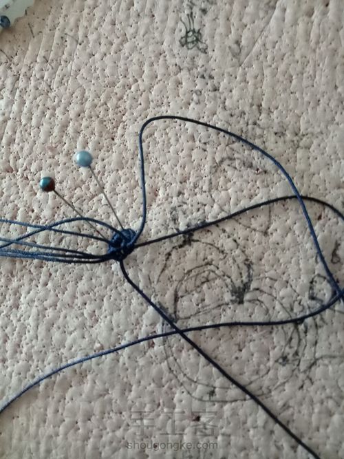 挑花手环 第3步