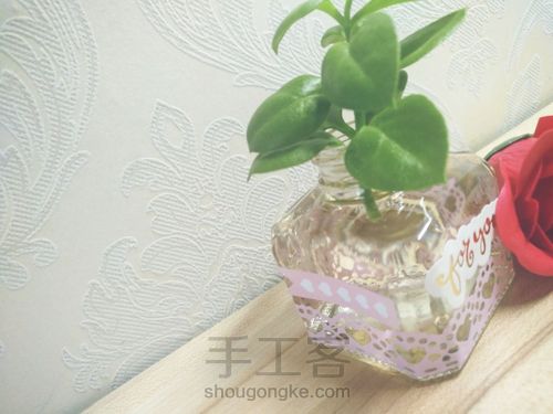 墨水瓶做花瓶 第6步