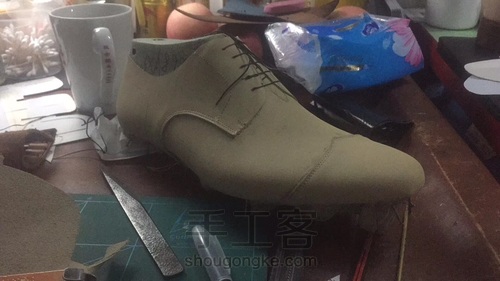 英伦风格经典男鞋制作 第4步