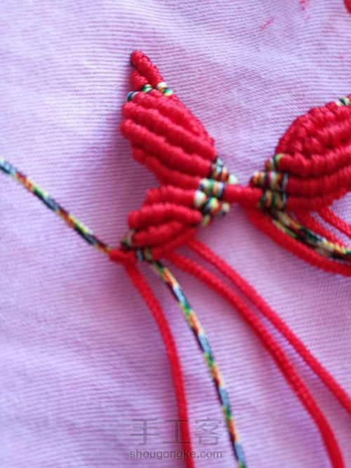 蝴蝶手链 第12步