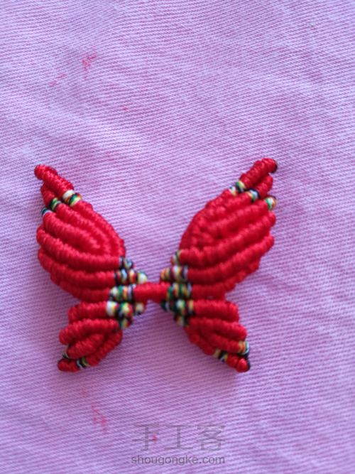 蝴蝶手链 第13步