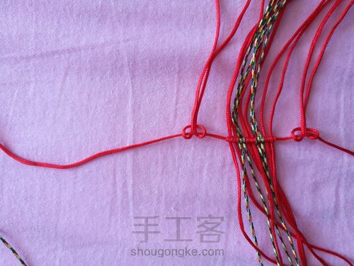 蝴蝶手链 第2步