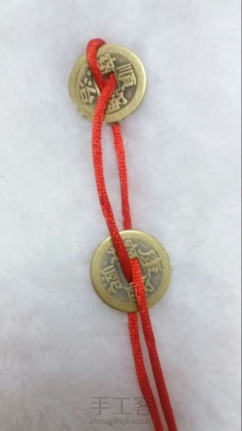 五帝钱挂件详细图解 第11步