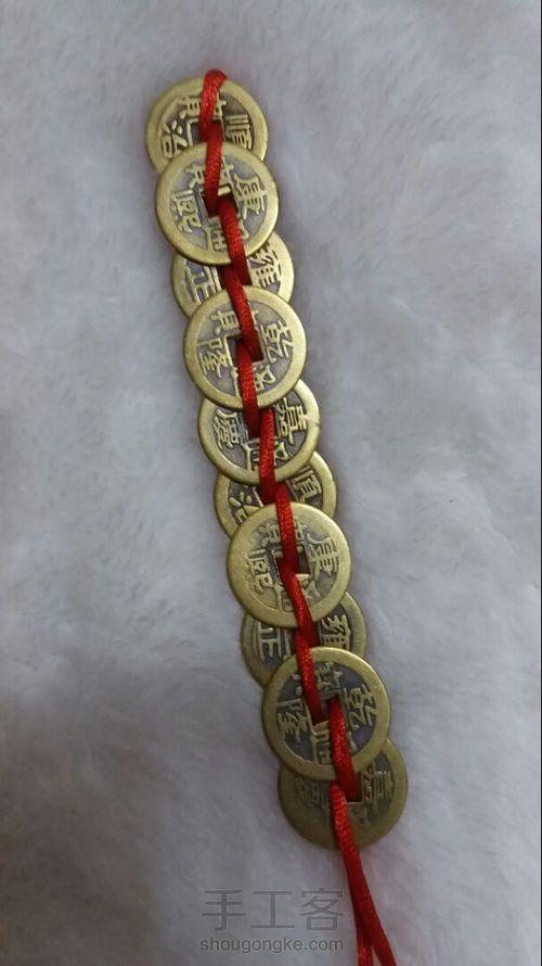 五帝钱挂件详细图解 第16步