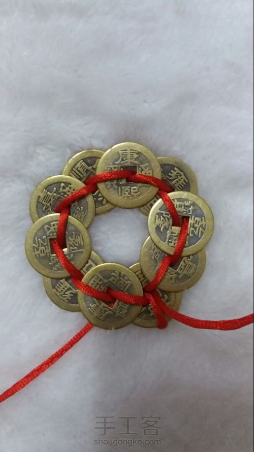 五帝钱挂件详细图解 第22步