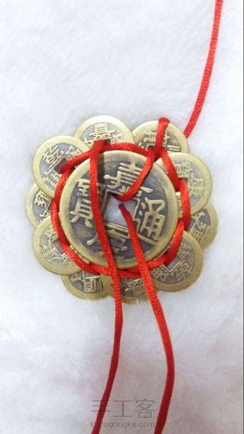 五帝钱挂件详细图解 第27步