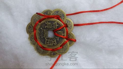 五帝钱挂件详细图解 第28步