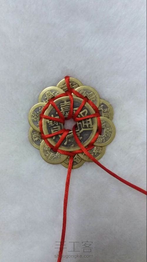 五帝钱挂件详细图解 第30步