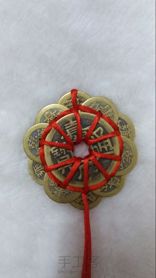 五帝钱挂件详细图解 第31步