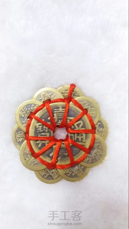 五帝钱挂件详细图解 第34步