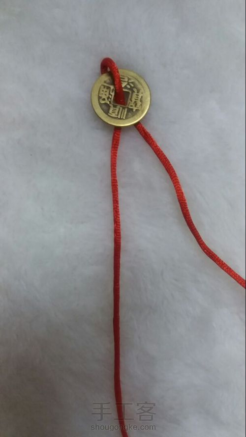 五帝钱挂件详细图解 第6步